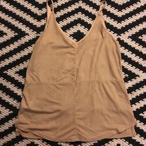 Suede tank